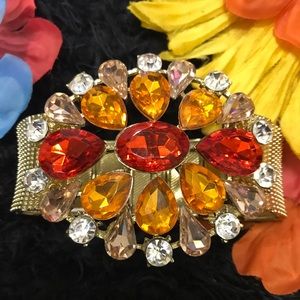 Colorful Bright Stretchy Rhinestones Bracelet